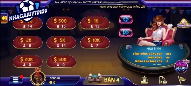 Mậu Binh là game bài rất phổ biến